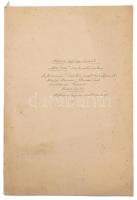 Kaesz Gyula (1897-1967): Art-Deco díszletterv a "Karván"-színház "August Stramm: Ébre...