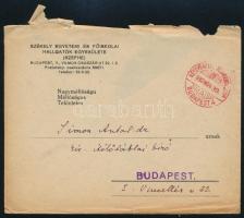 1932 Székely Egyetemi és Főiskolai Hallgatók Egyesülete (SZEFHE) gépelt levele Simon Antal kir. ítél...