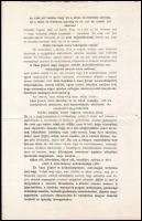 1934 Dr. nagyszentmiklósi Dréh Imre országgyűlési képviselő: "Főtárgyalás előtt." c. védek...