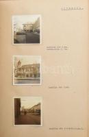 1954 Gyöngyös, Sztálin tér és Lenin út tervezése, dokumentáció 34 db fotóval