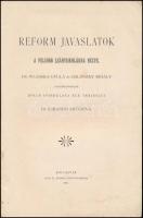 De Gerando Antonina: Reform javaslatok a felsőbb leányiskolákra nézve. Dr. Wlassics Gyula és Zsilins...