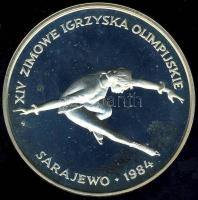 Lengyelország 1984. 200Zl Ag "Téli olimpia-korcsolya" T:PP Csak 15.000db!