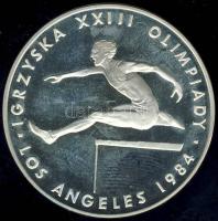 Lengyelország 1984. 200Zl Ag "Olimpia-gátfutás" T:PP Csak 16.000db!