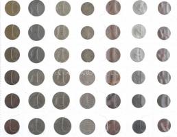 Ausztria 1893-1996. 42db-os Heller, Kronen és Groschen-tétel műanyag berakólapon T:2-3
Austria 1893...