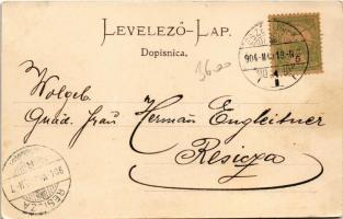 1904 Eszék, Essegg, Osijek; Essegg Festung, Franz Joseph-Platz / Osijek tvrdja, Trg Franje Josipa / ...