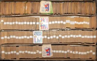 kb 15000 db magyar gyufacímke sorozatokba kötegelve