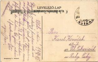 1915 Budapest X. Kőbánya, Cs. és kir. Auguszta barakkkórház, lábadozók távozás előtt / K.u.K. August...