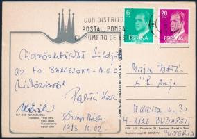 1983 Palotai Károly játékvezető által írt képeslap