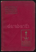 A Duna Passautól a Fekete tengerig. Bp., 1914, Első Cs. és Kir. Szab. Dunagőzhajózási Társaság, Fekete-fehér képekkel illusztrálva, korabeli hirdetésekkel. Kiadói papírkötés, kissé sérült borítóval.