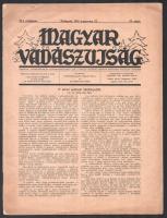1940-1941 Magyar Vadászújság VIII. évf. 17. és XLI. évf. 24. szám