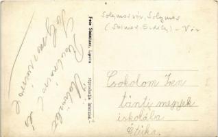 Lippa, Lipova; Soimos Cetate / Solymos vára / castle ruins. Steinitzer photo