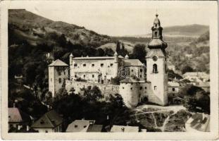 1927 Selmecbánya, Schemnitz, Banská Stiavnica; Óvár / old castle. photo (felületi sérülés / surface damage)