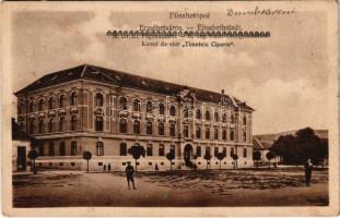 1921 Erzsébetváros, Dumbraveni; M. kir. állami főgimnázium / Liceul de stat "Timoteiu Cipariu" / grammar school (ragasztónyom / glue marks)