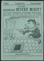 Ismeritek Mackófalvi Mackó Mikit? olvasófüzet reklámlap