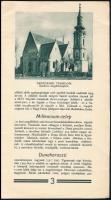 cca 1940 BHÉV Budapesti Helyi érdekű vasutak képes ismertetője a ráckevei vonalról 8p
