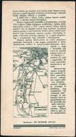 cca 1940 BHÉV Budapesti Helyi érdekű vasutak képes ismertetője a ráckevei vonalról 8p