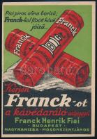 Franck kávédaráló reklámlap