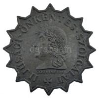 ~1942. CORVINEUM Ifjúsági Önkéntes Szolgálat Zn jelvény (40mm) T:2 / Hungary ~1930. CORVINEUM Youth Volunteer Service Zn badge (40mm) C:XF