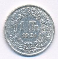 Svájc 1921B 1Fr Ag T:2-,3 Switzerland 1921B 1 Franc Ag C:VF,F Krause KM#24
