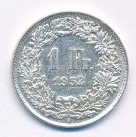 Svájc 1952B 1Fr Ag T:2 Switzerland 1952 B 1 Franc Ag C:XF Krause KM#24