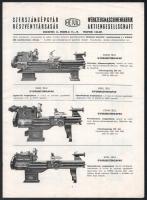cca 1930 Heivil Szerszámgépgyár Részvénytársaság képes katalógus, 8p