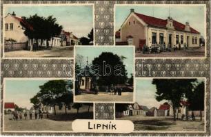 1914 Lipník, street view, restaurant, inn (fa)