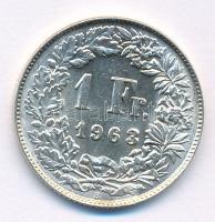 Svájc 1963B 1Fr Ag T:1- Switzerland 1963B 1 Franc Ag C:AU Krause KM#24