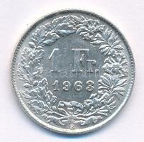 Svájc 1963B 1Fr Ag T:1- Switzerland 1963B 1 Franc Ag C:AU Krause KM#24