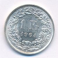 Svájc 1964B 1Fr Ag T:1- Switzerland 1964B 1 Franc Ag C:AU Krause KM#24