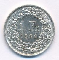 Svájc 1964B 1Fr Ag T:1- Switzerland 1964B 1 Franc Ag C:AU Krause KM#24