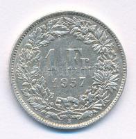 Svájc 1957B 1Fr Ag T:2 Switzerland 1957B 1 Franc Ag C:XF Krause KM#24