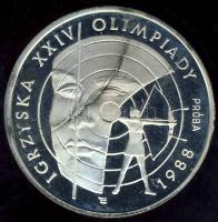 Lengyelország 1987. 1000Zl próba! "Olimpia-íjászat" T:PP Csak 500db! RR!!