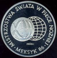 Lengyelország 1986. 1000Zl Ag próba! "Iskolatámogatás" T:PP