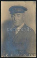 1914-1921 "A világháború első sebesült tisztjeinek ajándéka Etuskának" emlékfüzet: benne B...