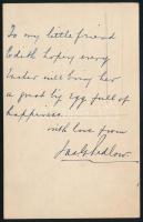 1914-1921 "A világháború első sebesült tisztjeinek ajándéka Etuskának" emlékfüzet: benne B...