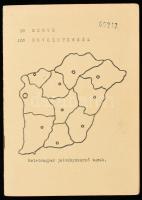 cca 1978 Keletmagyar jelvényszerző túrák - a teljesítést igazoló bélyegzésekkel beragasztott képeslapokkal Kelet Magyarország komplett
