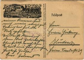 1943 Feldpost / WWII Nazi German military field postcard s: Heinz Kleßling (small tears)