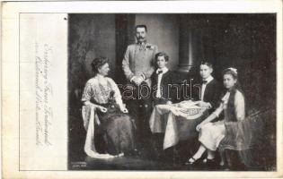 Erzherzog Franz Ferdinand von Österreich dEste mit Familie / Archduke Franz Ferdinand with his family. B.K.W.I. 889. (EK)