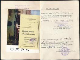 1979 Csongrád megyei kerékpáros körtúra igazoló füzet - bélyegzésekkel