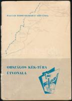 1977 Országos Kék-túra útvonala igazolófüzet, Magyar Természetbarát Szövetség, beragasztott fotókkal, cikkekkel, pecsétekkel