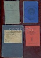 cca 1920-1960 8 db vegyes érdekes igazolvány