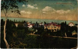1921 Balatonszemes, Szemes; látkép, nyaraló, villa (EB)