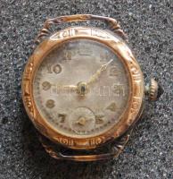 Cca 1920-as évek arany (14K) női karóra, bruttó 10g