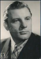 1950 Joviczky József (1918-1986) az Operaház énekesének ajándékozási sorai és aláírása Várkonyi matricával és pecséttel jelzett fotóján