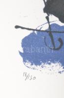 Joan Miró (1893-1983): Offszet-litográfia. papír. Sorszámozott, nyomtatott jelzéssel 18/150 Aviomar ...