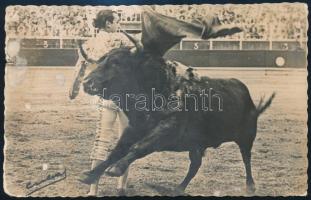 Waldeck (Vári) György (1937-1990) focista saját kézzel írt képeslapja