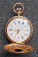 Cca 1900-as évek eleje női arany (14K) zsebóra, bruttó 28,34