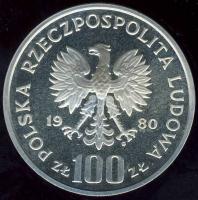 Lengyelország 1980. 100Zl próba! "Jan Kochanowski" T:PP Csak 500db! RR!!