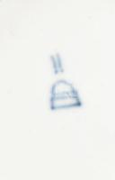 Altwien csésze aljjal, kopott, restaurált, jelzett