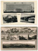 9 db főleg RÉGI történelmi magyar város képeslap vegyes minőségben: Kassa, Székelyudvarhely, Marosvá...